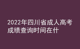 2022年四川省成人高考成績查詢時間在什么時候？成人高考分?jǐn)?shù)線多少才及格？