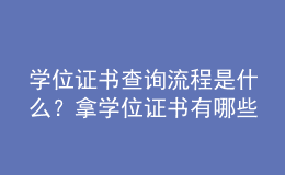 學(xué)位證書查詢流程是什么？拿學(xué)位證書有哪些優(yōu)勢(shì)呢？ 
