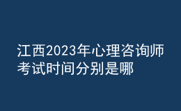 江西2023年心理咨詢師考試時(shí)間分別是哪一天 考生怎么報(bào)名