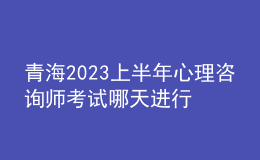 青海2023上半年心理咨詢師考試哪天進(jìn)行 考生怎么報名