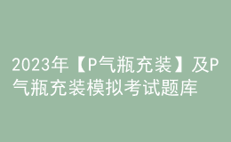 2023年【P氣瓶充裝】及P氣瓶充裝模擬考試題庫