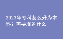 2023年?？圃趺瓷秊楸究?？需要準(zhǔn)備什么材料？