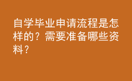 自學(xué)畢業(yè)申請流程是怎樣的？需要準(zhǔn)備哪些資料？ 