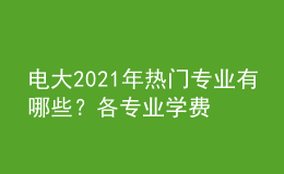 電大2021年熱門專業(yè)有哪些？各專業(yè)學費收取如何