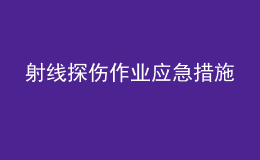 射線探傷作業(yè)應(yīng)急措施