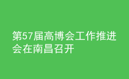 第57屆高博會(huì)工作推進(jìn)會(huì)在南昌召開