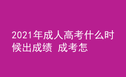 2021年成人高考什么時(shí)候出成績 成考怎么查詢被錄取了