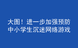 大圖！進(jìn)一步加強(qiáng)預(yù)防中小學(xué)生沉迷網(wǎng)絡(luò)游戲管理這樣做
