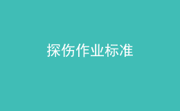 探傷作業(yè)標(biāo)準(zhǔn)
