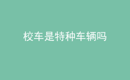 校車是特種車輛嗎