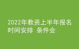 2022年教資上半年報(bào)名時(shí)間安排 條件會(huì)變化嗎