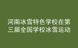 河南冰雪特色學校在第三屆全國學校冰雪運動競賽暨冰雪嘉年華活動中再創(chuàng)佳績