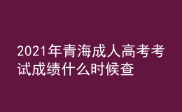 2021年青海成人高考考試成績什么時候查詢