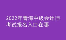 2022年青海中級會計師考試報名入口在哪？