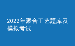 2022年聚合工藝題庫及模擬考試