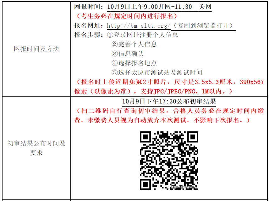 2023年10月山西太原社會人員普通話水平測試的通知