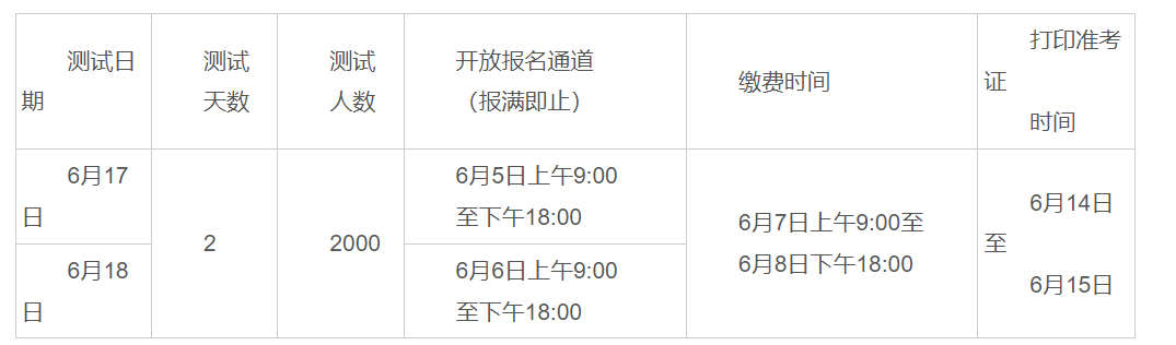 2023年6月廣西百色市普通話考試時(shí)間：6月17、18日
