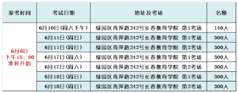 2023年吉林長(zhǎng)春市普通話(huà)報(bào)名時(shí)間：6月8日